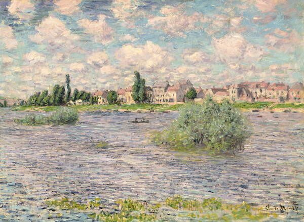 Claude Monet - Artă imprimată Seine at Lavacourt, (40 x 30 cm)