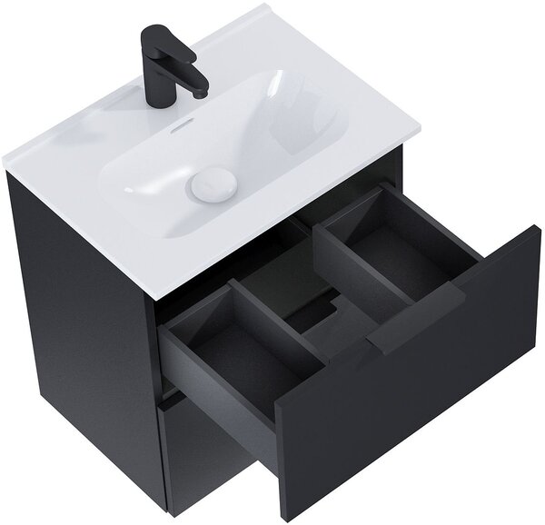 Elita Street Plus lavoar cu dulap 51.3 cm negru RE020500107160