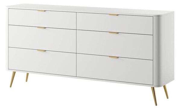 Comodă Ovenia O4 (alb). Promo -21%. 1100305