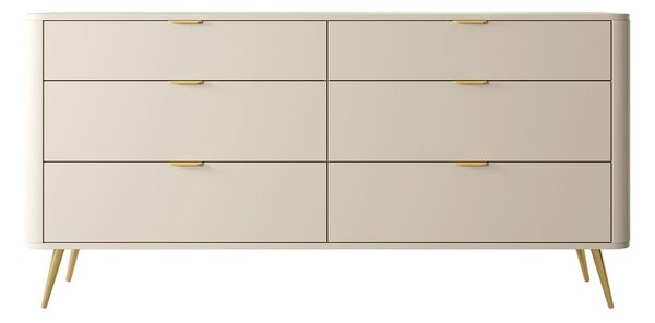 Comodă Ovenia O4 (bej). Promo -21%. 1100439
