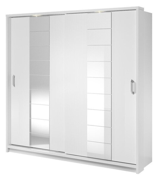 Dulap Fresno 105Alb, 22x22x6cm, Uși dulapUși dulap: Glisante