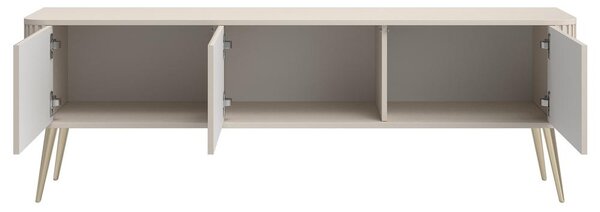 Dulap TV Oglio O5 (gri bej + auriu). Promo -15%. 1100661