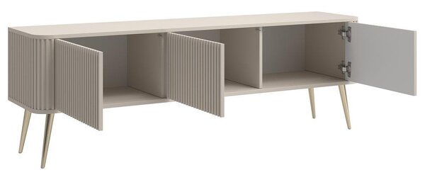 Dulap TV Oglio O5 (gri bej + auriu). Promo -15%. 1100661