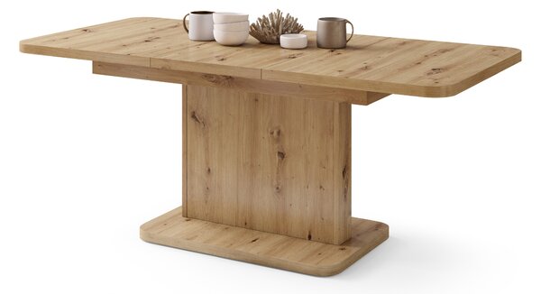 Mazzoni ASTON MINI-Z Stejar Artisan - MĂSUȚĂ DE CAFEA MODERNĂ EXTENSIBILĂ REGLABILĂ PE ÎNĂLȚIME MASĂ TRANSFORMABILĂ