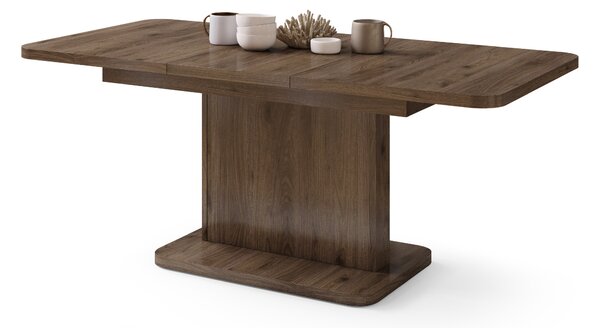 Mazzoni ASTON MINI-Z Nuc Elegant - MĂSUȚĂ DE CAFEA MODERNĂ EXTENSIBILĂ REGLABILĂ PE ÎNĂLȚIME MASĂ TRANSFORMABILĂ