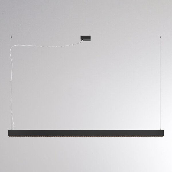 Molto Luce Lampă suspendată LED PERFORA PROLINE XL, negru, 159 cm, DALI, lumină orientată, reglabil, Negru, Camera de zi / sufragerie, Aluminiu, Modern