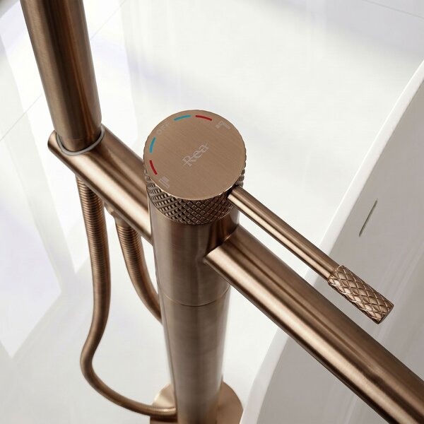 Baterie de podea Rea Venti Brush Copper
