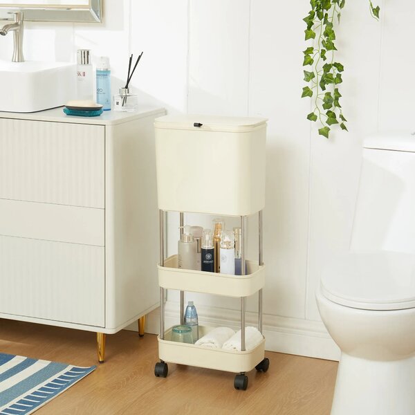 Carucior organizator cu 3 niveluri si roti