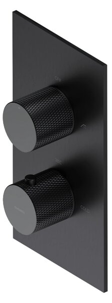 Baterie dus incastrata termostatata Omnires Contour antracit