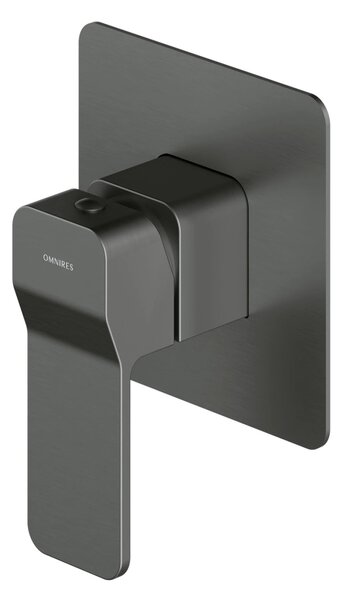 Baterie de dus incastrata Omnires Parma Slide grafit