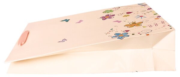 SET 10 pungi de cadou mare cu model vara - floricele