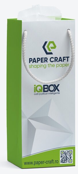 Punga cadou personalizata STICLA 13x36x9 cm Peste 3000 bucati