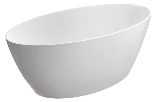 Cada freestanding, Omnires SIENA M+, 161 x 81 cm, alb lucios