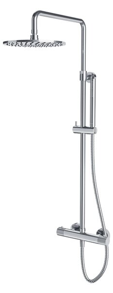 Coloana de dus cu termostat, Omnires CONTOUR ,crom lucios