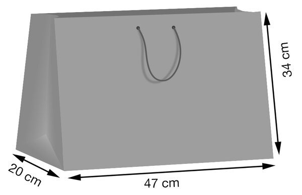SET 10 pungi de cadou uni XXL ARGINTII