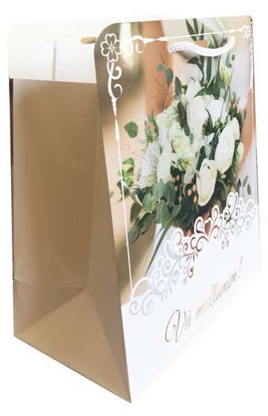 SET 10 pungi de cadou pentru NUNTA Buchet mireasa