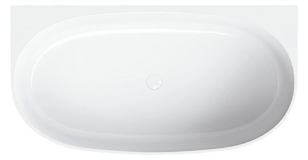 Cada freestanding, Omnires VALENCIA M+, 148 x 77 cm, alb lucios