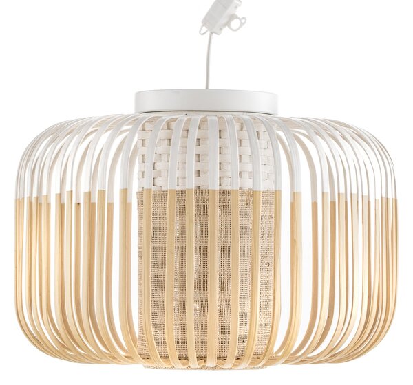 Plafoniere Forestier, Bamboo Light S, reglabil, Alb, Camera de zi, Bamboo, Design
