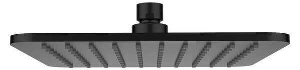 Palarie de dus, Omnires SLIMLINE, 20 x 20 cm, negru mat