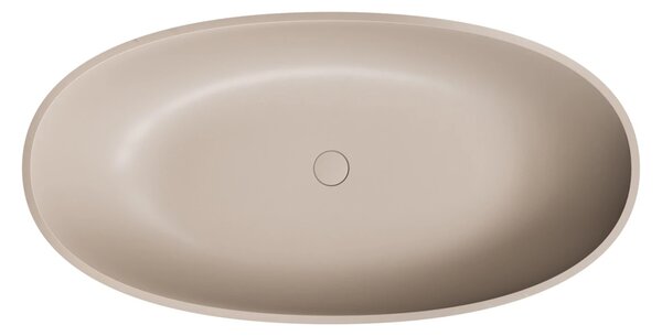 Cada freestanding, Omnires SHELL M+, 148 x 75 cm, bej mat