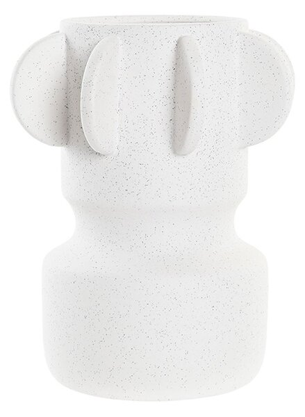 Vaza Avantgarde din ceramica, alb, 18x23 cm