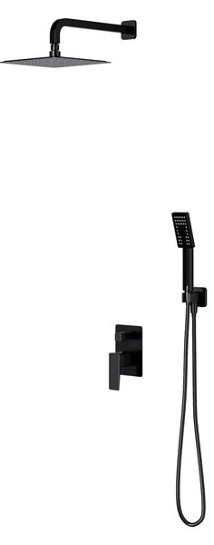 Set de dus incastrat Omnires PARMA, negru mat