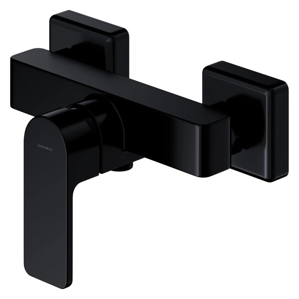 Baterie pentru dus Omnires Baretti Negru Mat