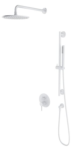 Set de dus incastrat Omnires Y, alb mat