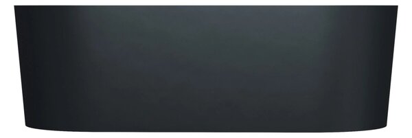Cada freestanding, Omnires OVO M+ , 160 x 75 cm, negru mat lava