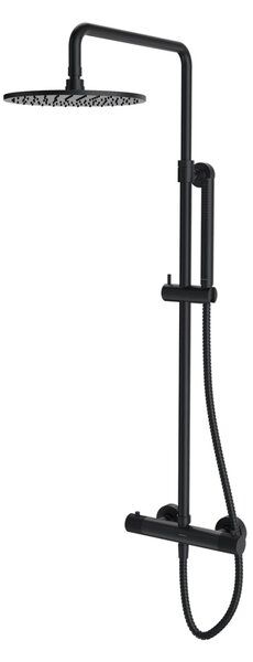 Coloana de dus cu termostat, Omnires CONTOUR, antracit periat