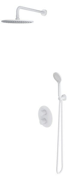 Set de dus incastrat Omnires Y, cu termostat, alb mat