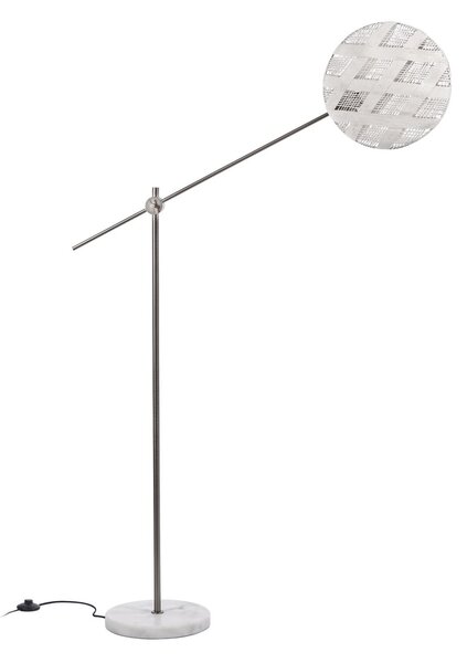 Lampadar de podea Chanpen M, fier/alb, H 170 cm - Forestier