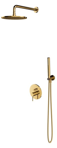 Set de dus incastrat Omnires Y, auriu lucios