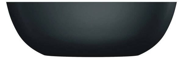 Cada freestanding, Omnires SHELL M+, 160 x 75 cm, negru mat lava