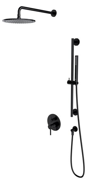 Set de dus incastrat Omnires Y, negru semi-mat
