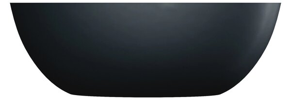 Cada freestanding, Omnires SHELL M+, 148 x 75 cm, negru mat lava
