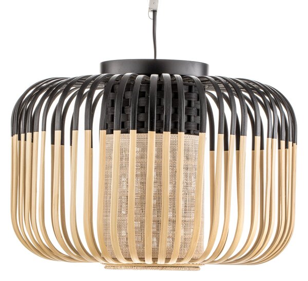 Plafoniere Forestier, Bamboo Light S, reglabil, Negru, Camera de zi, Bamboo, Design