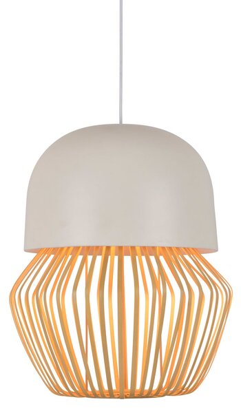 Lustră Pendul Forestier, Anemos, reglabil, Alb, Sala de mese, Bamboo, Design
