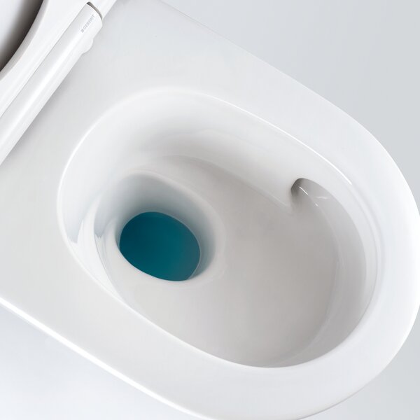 Geberit One vas wc cu capac soft-close agăţat fără margine cu spălare turbionară alb lucios 500.201.01.1