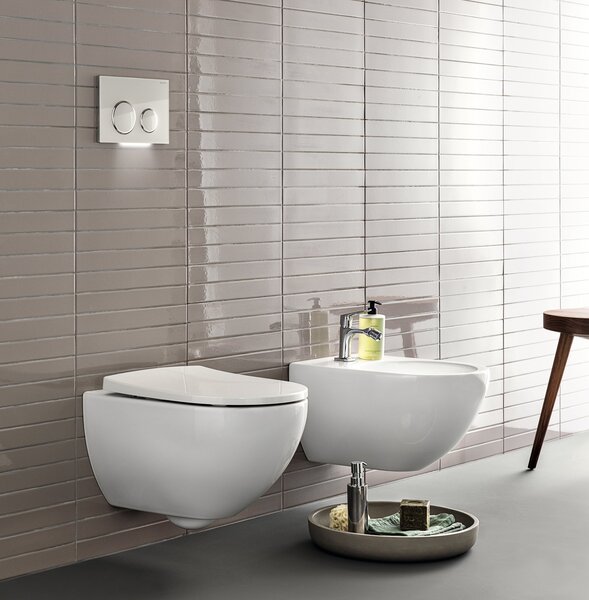 Geberit Acanto vas wc agăţat fără margine alb lucios 500.600.01.8
