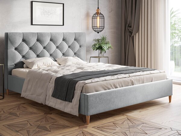 Pat tapițat SCANDI 6 160x200 culori