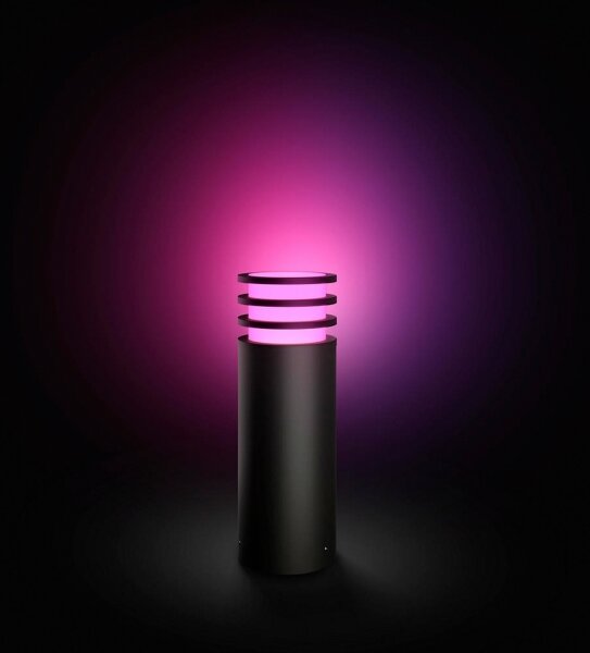 Philips - Lampă LED RGB reglabilă pentru exterior Hue LUCCA 1xE27/8,1W/230V IP44