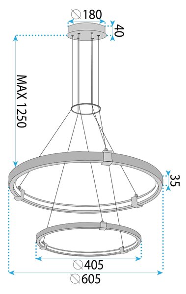 Lampa LED LHJ037-CP2 GOLD