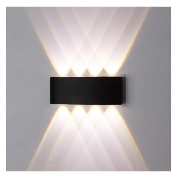 Aplică LED de exterior LED/8W/230V IP44 4000K negru Top Light