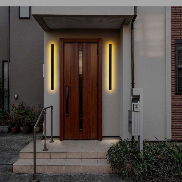 Aplica LED de exterior, 10W, 230V, 3000K, IP65, 51 cm, antracit