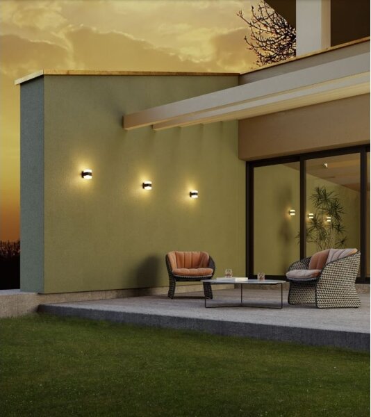 Aplică LED de exterior TOK LED/14,8W/230V IP44 antracit Redo 90492