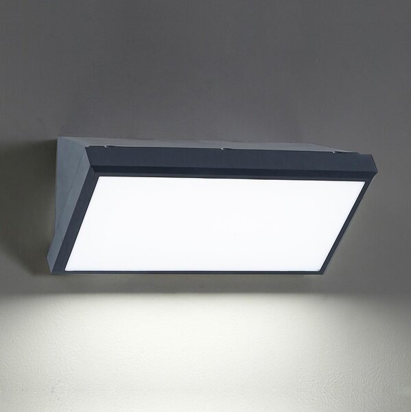 Aplică de exterior Brilagi TRIANGLE 1xE27/60W/230V antracit IP65