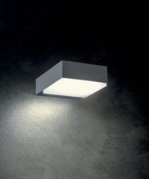 Redo 9560 CUBE - Aplica de perete LED pentru exterior, 7,5W, 230V, 3000K, IP54, antracit
