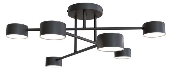 Plafonieră aplicată HALO 6xGX53/10W/230V neagră
