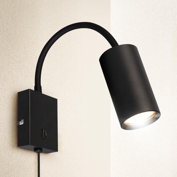Lampă flexibilă de perete Brilagi SELE 1xGU10/30W/230V negru